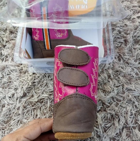 OLD WEST BABY COWGIRL BOOTS - Picture 7 of 11